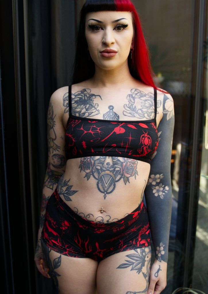 Comfy Bamboo Underwear for our tattooed emo alternative women