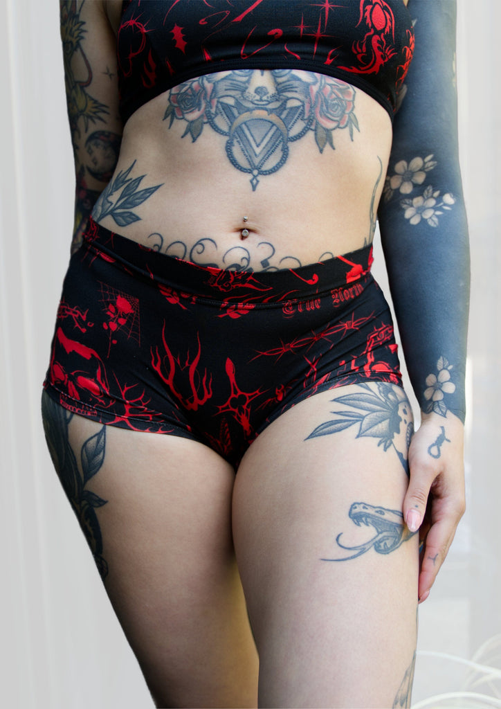 Comfy Bamboo Underwear for our tattooed emo alternative women