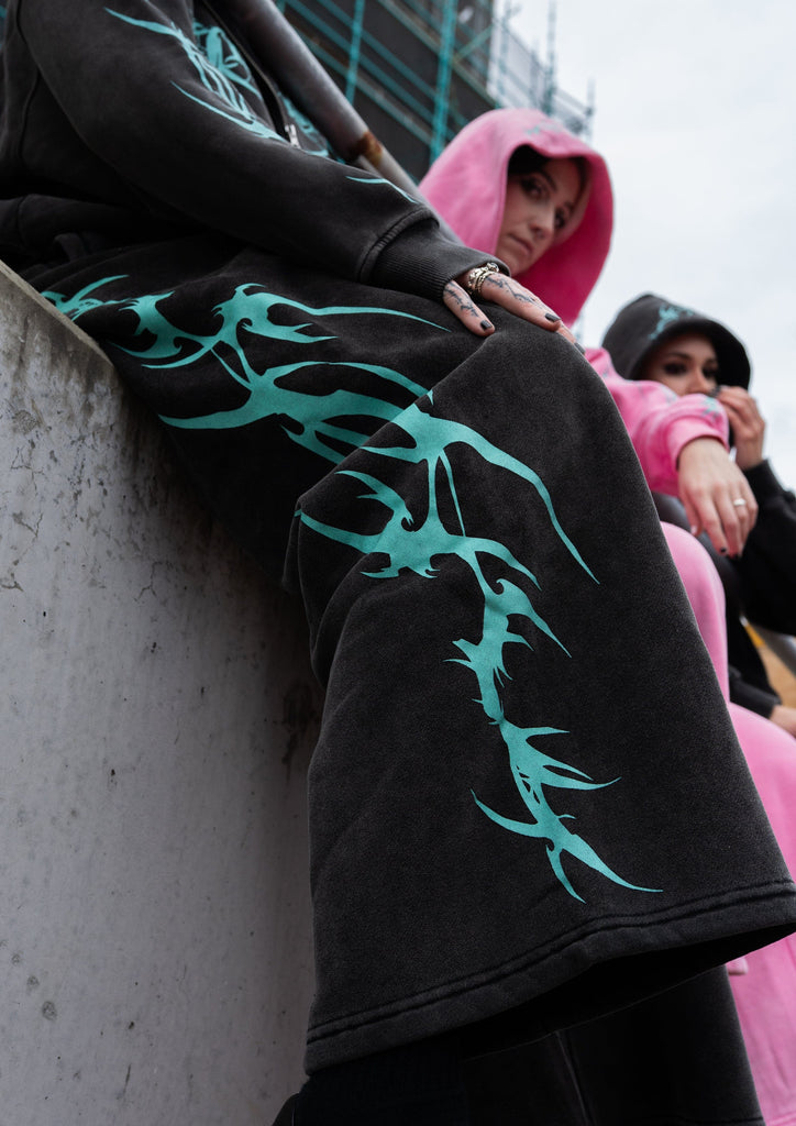 Oversized sweatpants designed for the alternative tattooed baddies