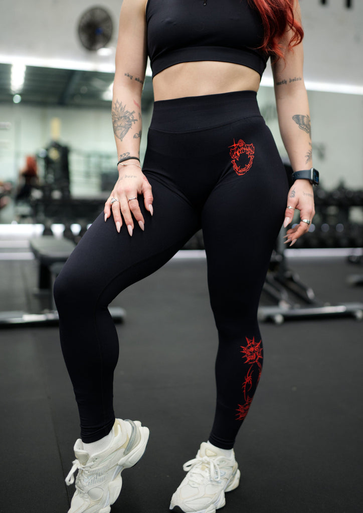 Womens Emo alternative seamless Leggings 