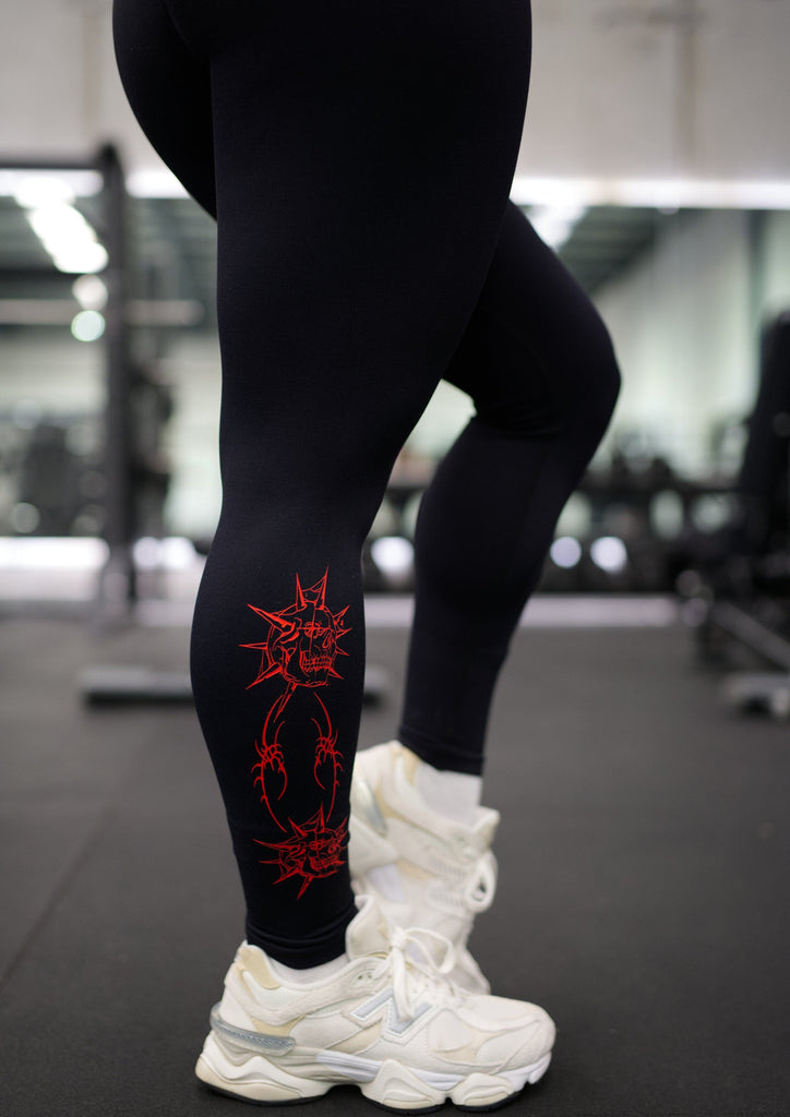 Womens Emo alternative seamless Leggings 