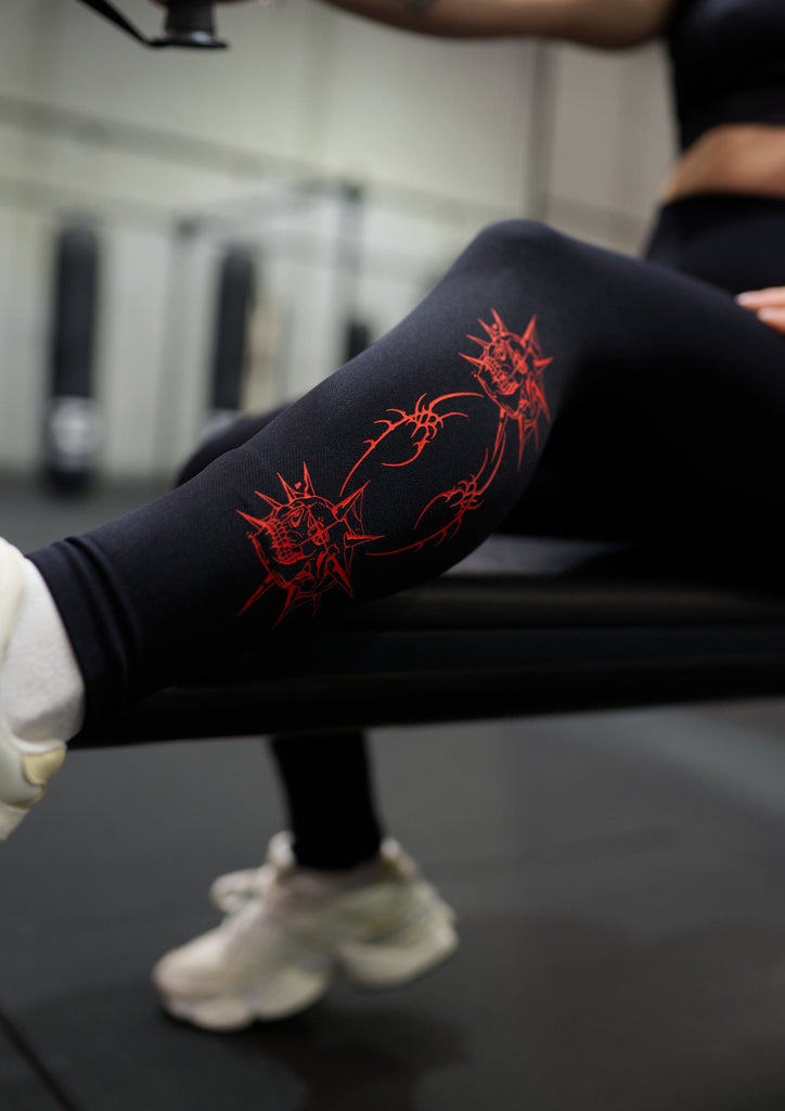 Womens Emo alternative seamless Leggings 