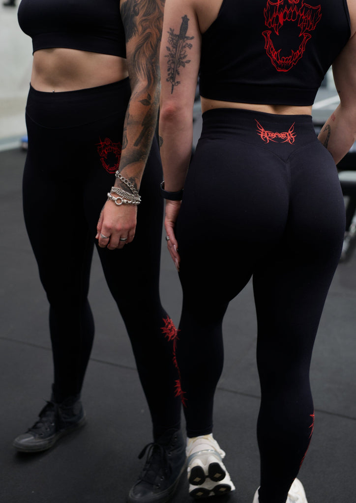 Womens Emo alternative seamless Leggings 