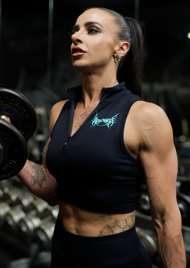 Valkyrie Seamless Maidens Zipper Tank | True North Collective Aus