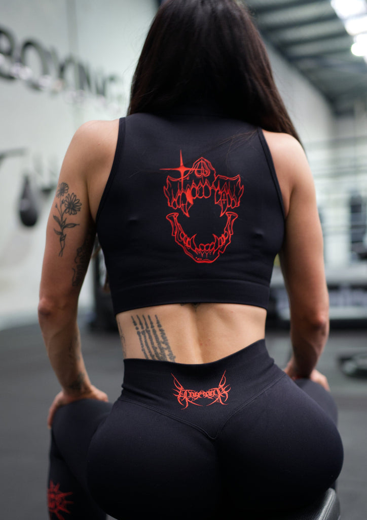 Womens Emo alternative seamless activewear